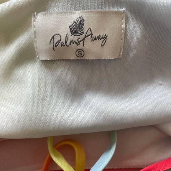 Palms Away Rainbow Babydoll Swing Dress - Picture 2 of 5